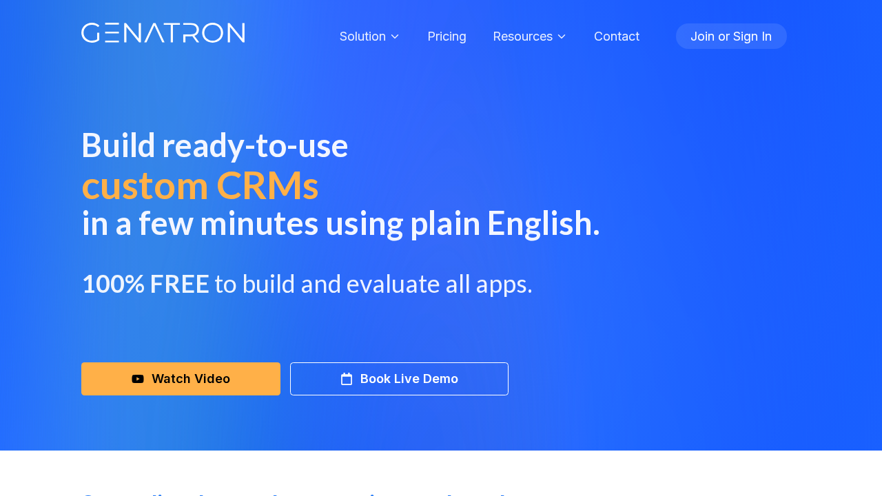 Genatron.ai screenshot