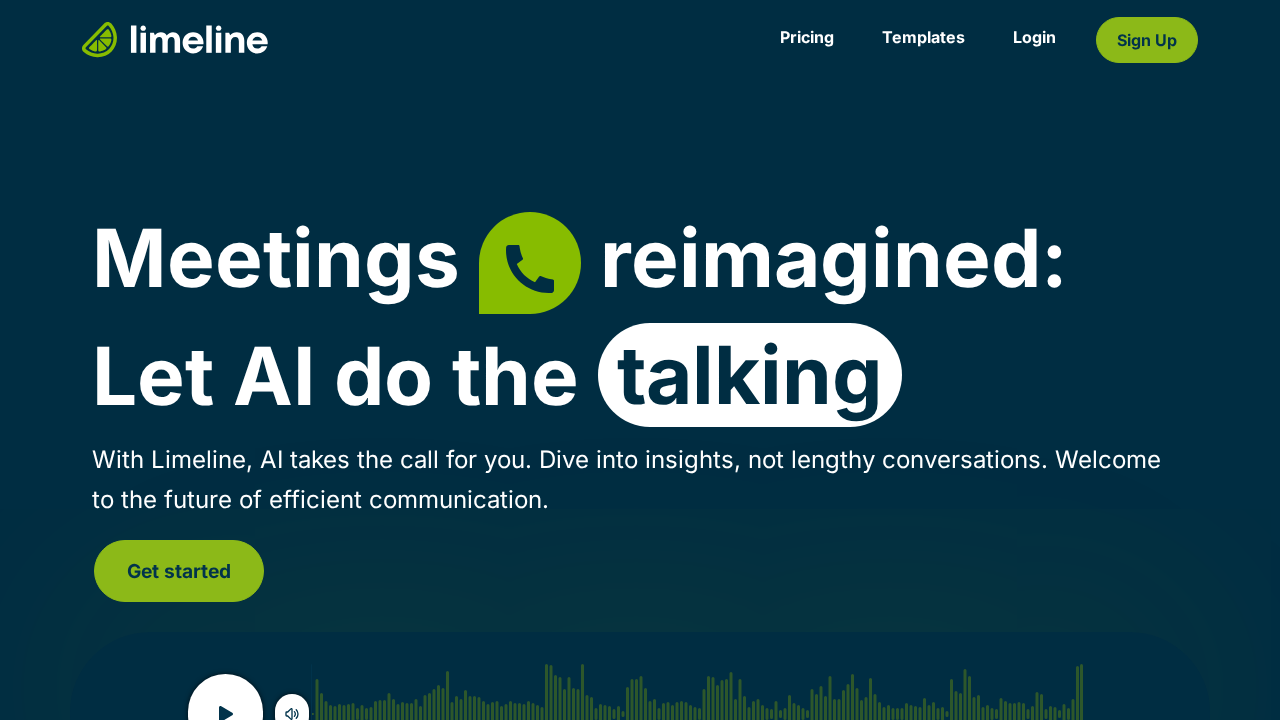 Limeline.ai screenshot