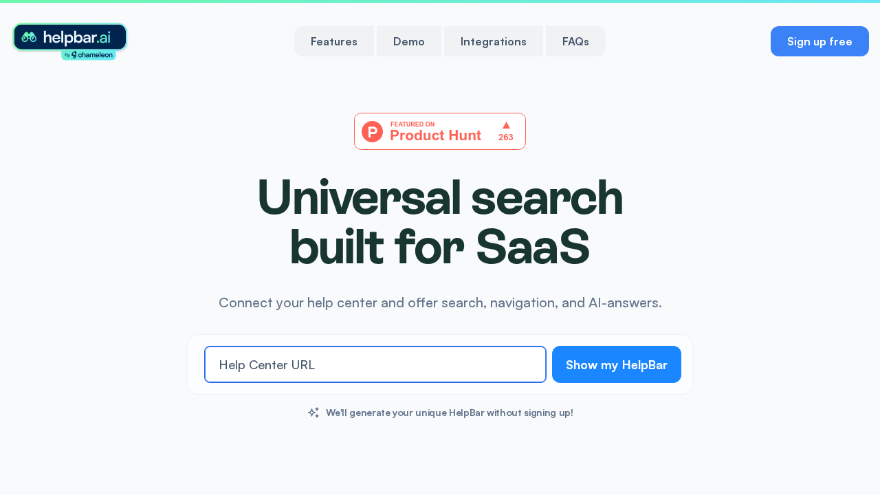 HelpBar.ai screenshot