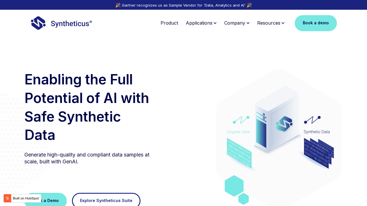 Syntheticus.ai screenshot