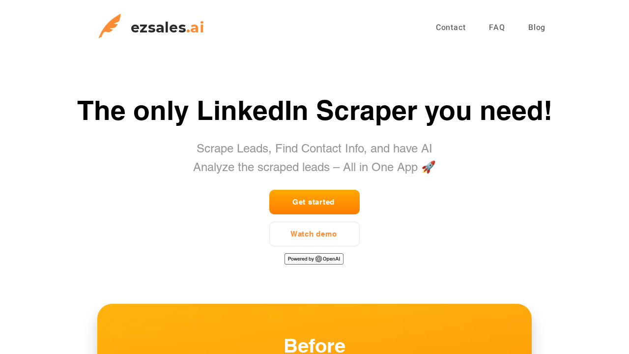 ezsales.ai screenshot