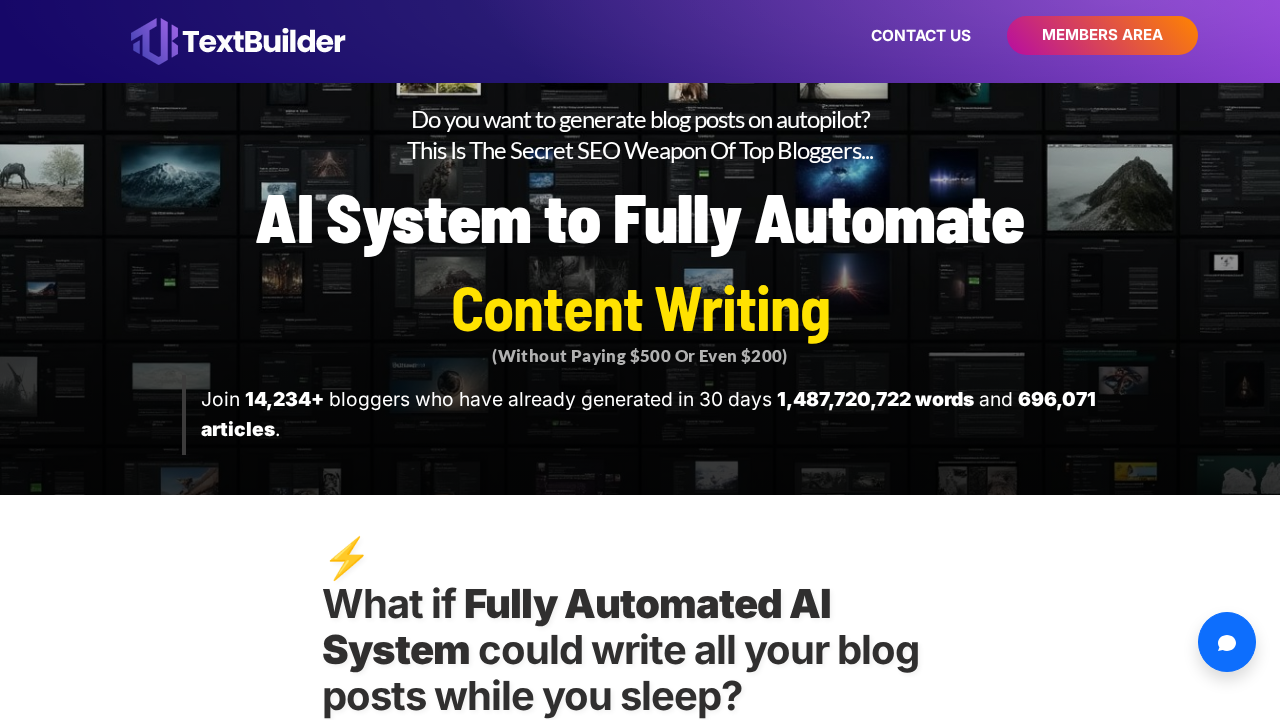 TextBuilder.ai screenshot