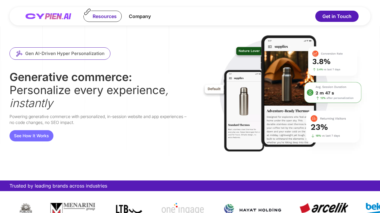 Cypien.ai screenshot