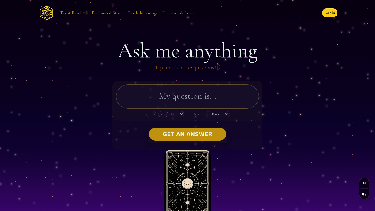 tarotread.ai screenshot