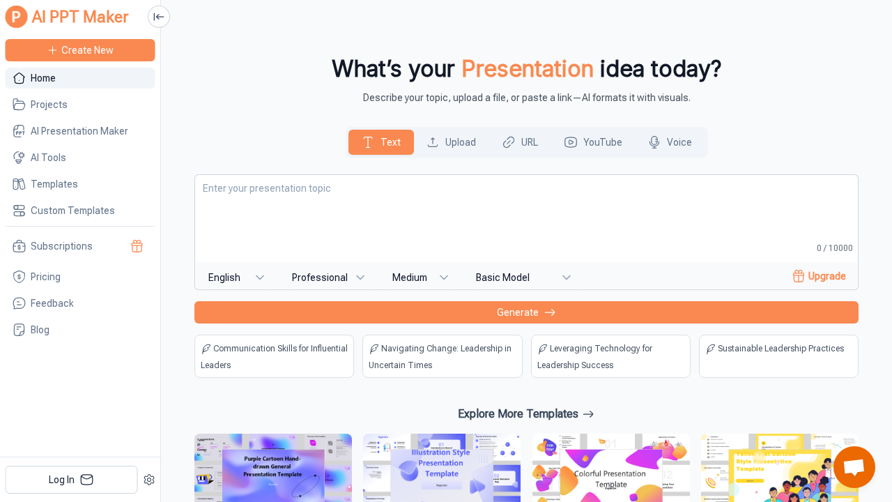 AI PPT Maker screenshot