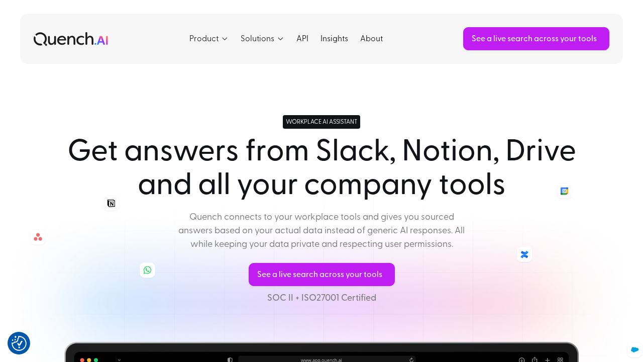 quench.ai screenshot