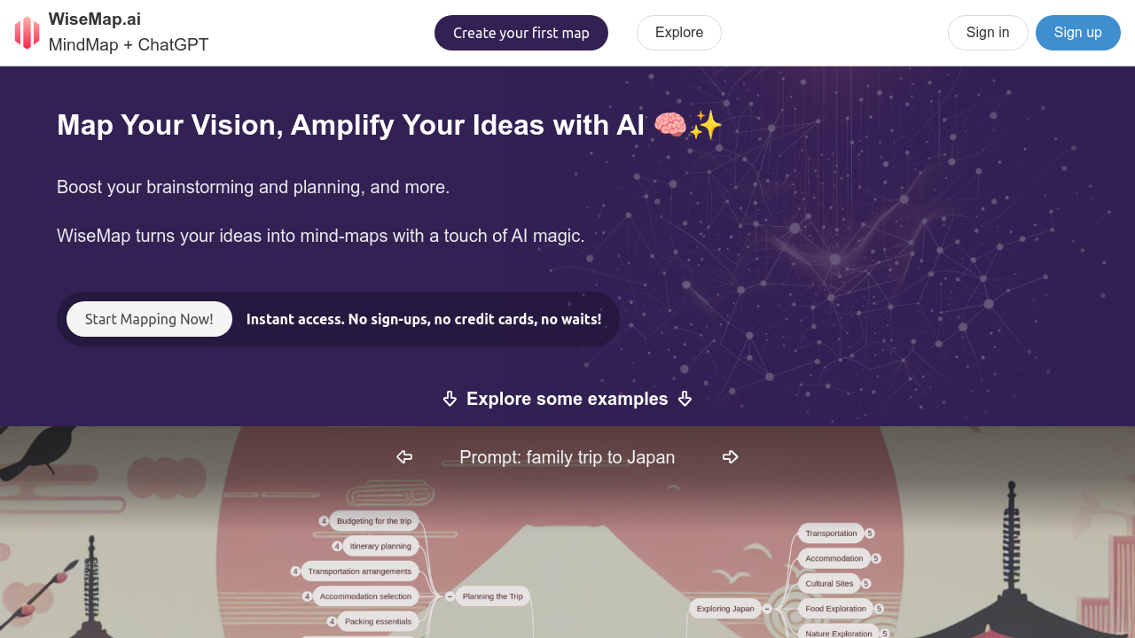 WiseMap.ai screenshot