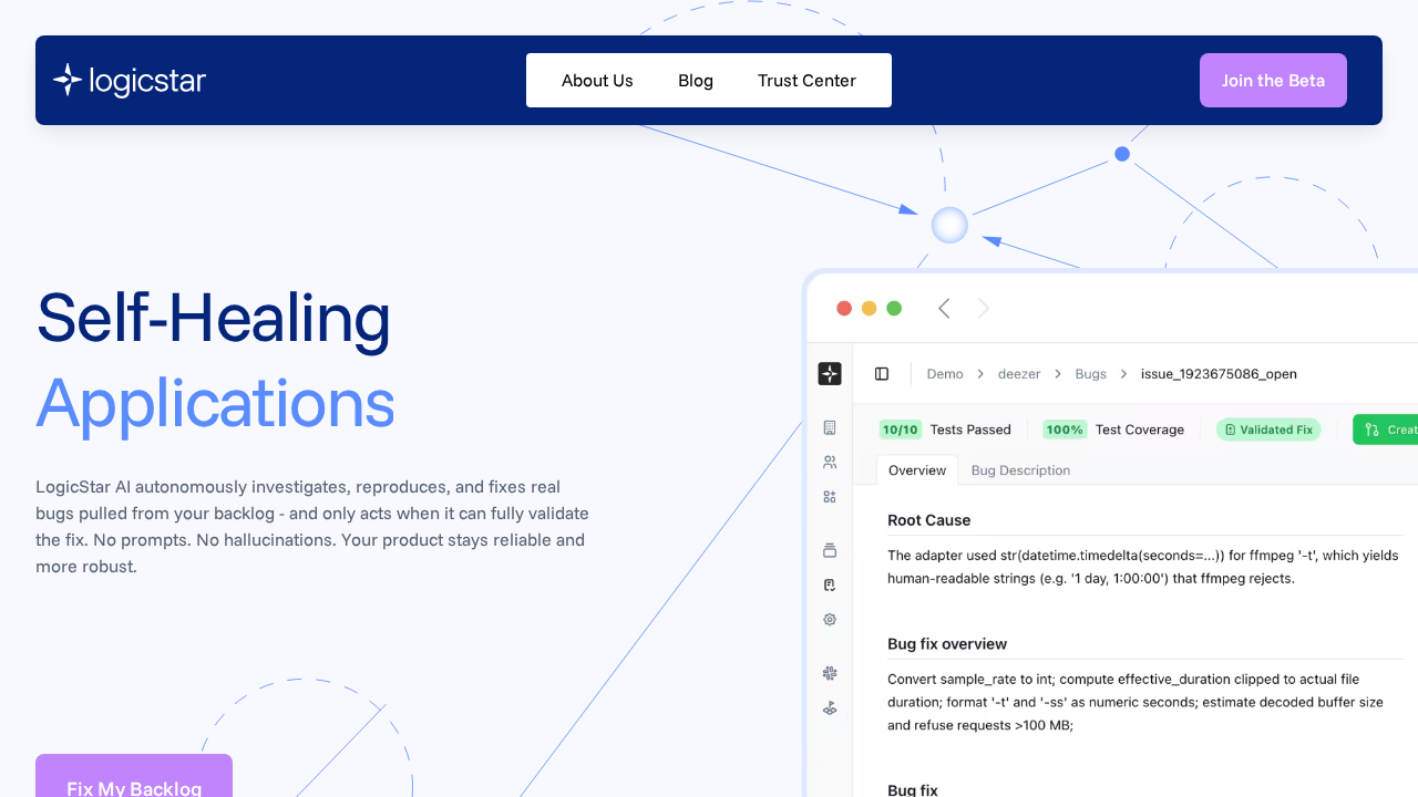 LogicStar AI screenshot