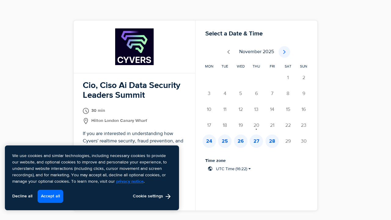 Cyvers.ai screenshot