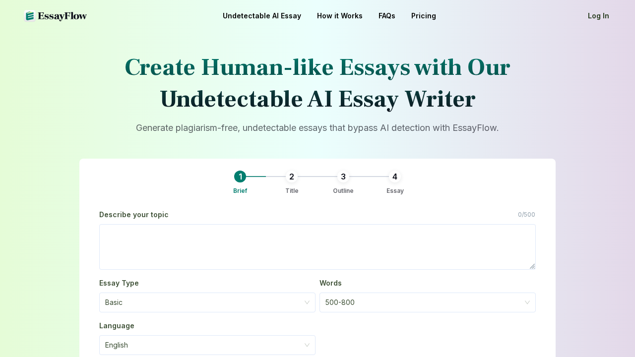 EssayFlow.ai screenshot