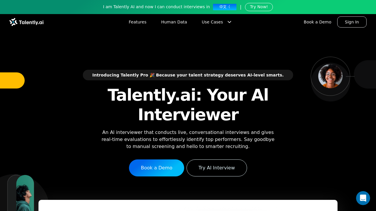 Talently.ai screenshot