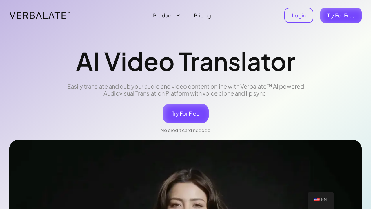 Verbalate.ai screenshot