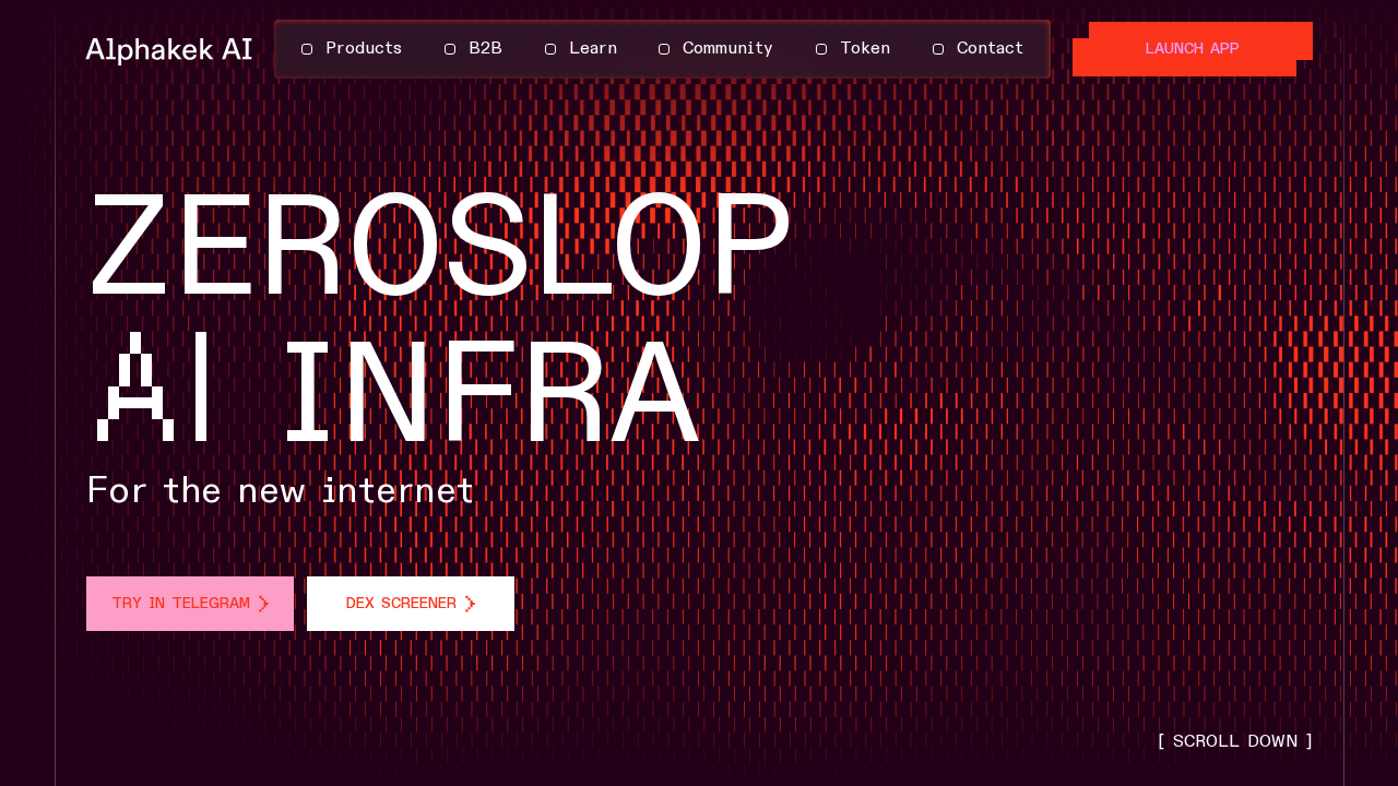 Alphakek.ai screenshot