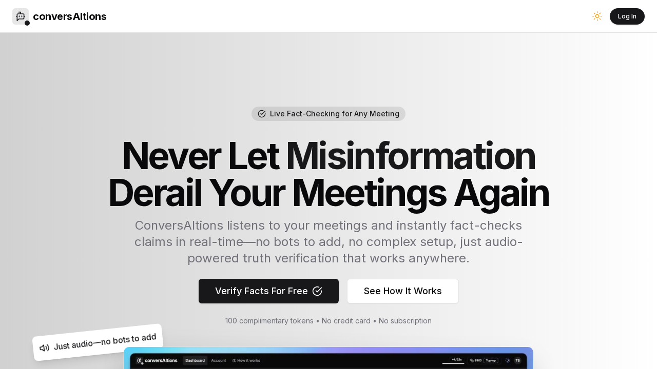 conversAItions screenshot