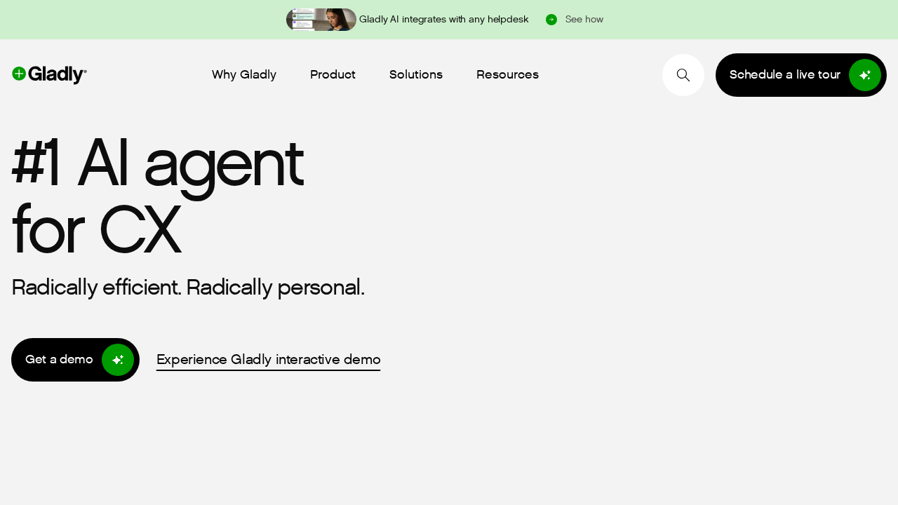 Gladly.ai screenshot