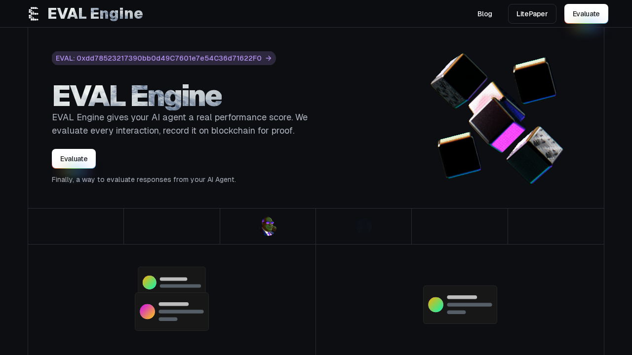 EvalEngine screenshot