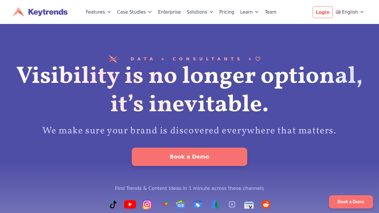 Keytrends.ai screenshot