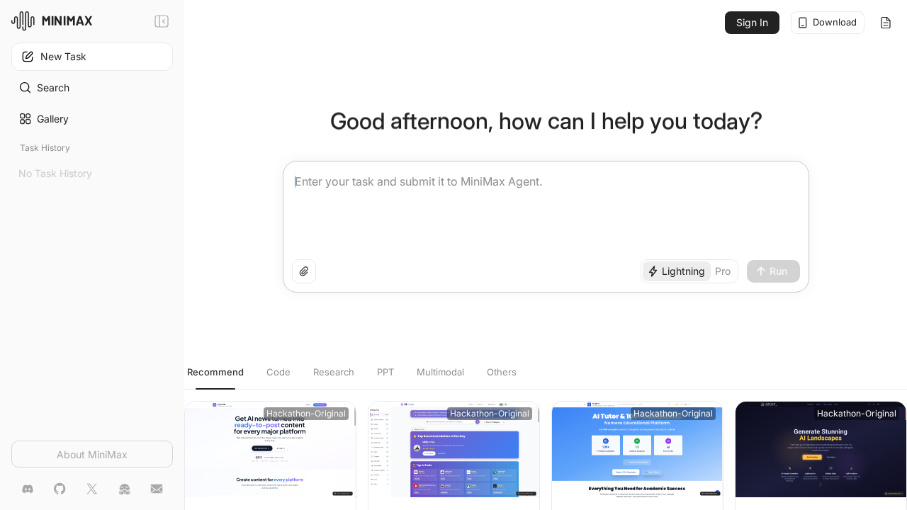 hailuo.ai screenshot