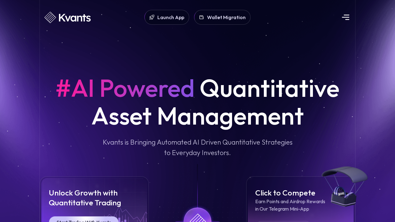 Kvants.ai screenshot