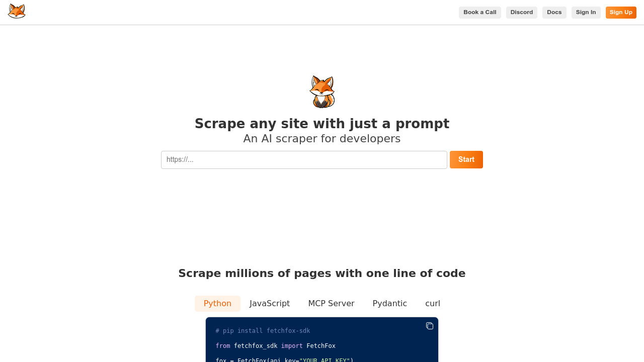 FetchFox.ai screenshot