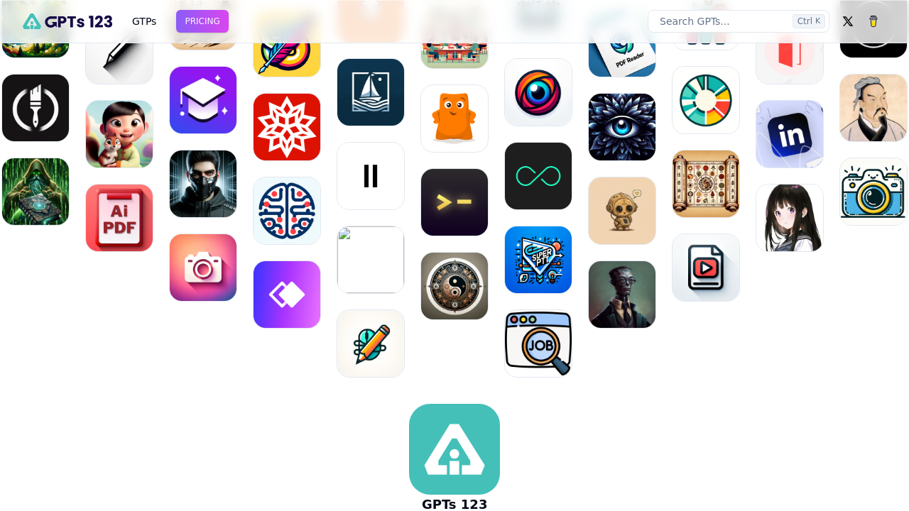 gpts123.ai screenshot