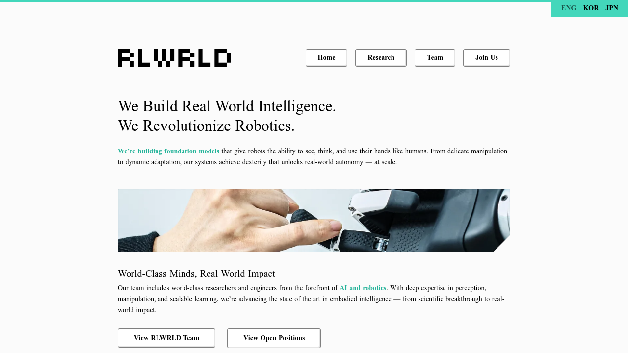 rlwrld.ai screenshot
