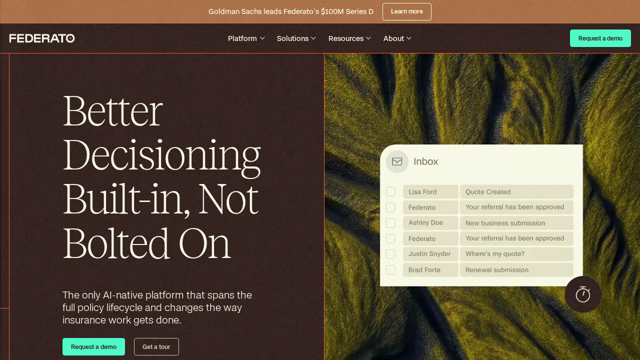 Federato.ai screenshot