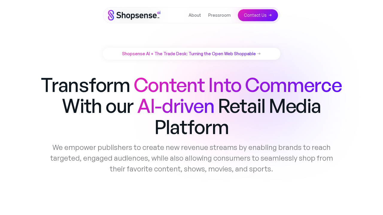 Shopsense AI screenshot