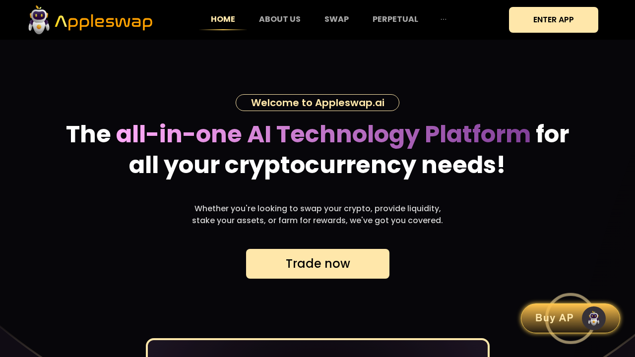 Appleswap.ai screenshot