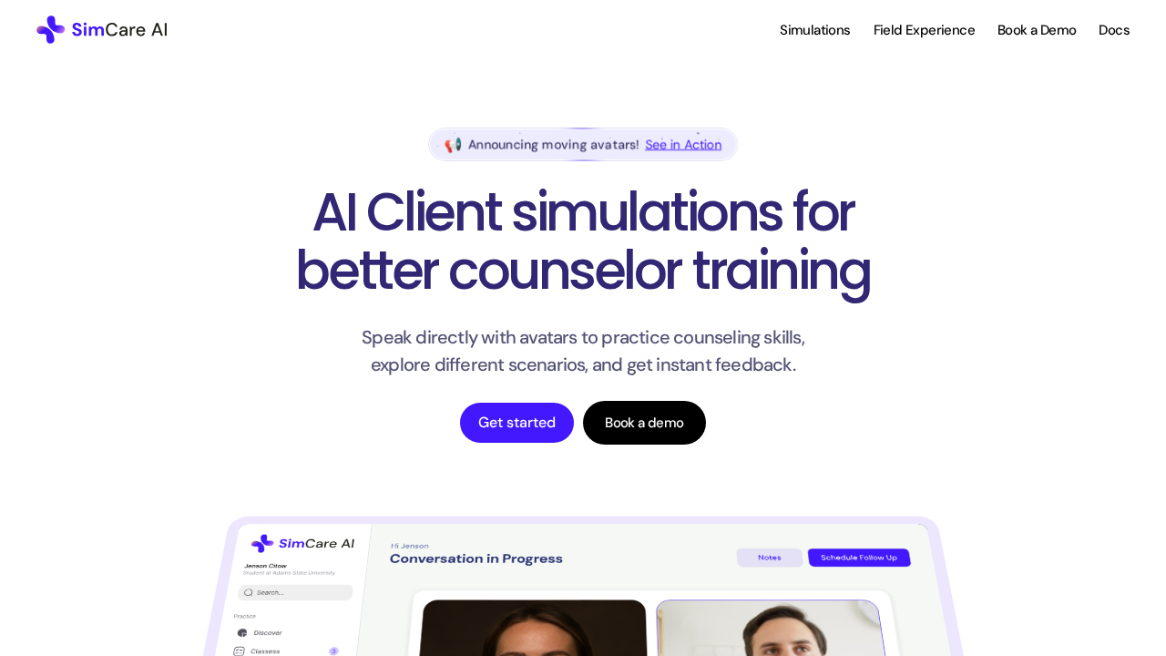 SimCare.ai screenshot
