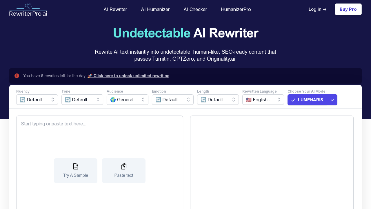 RewriterPro.ai screenshot