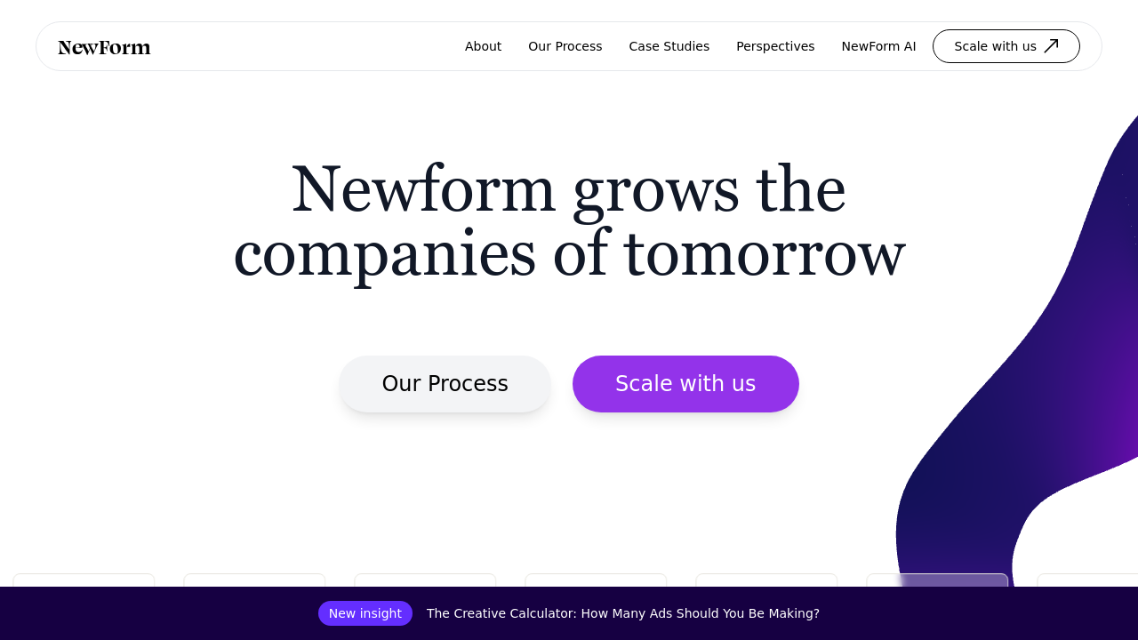 NewForm AI screenshot