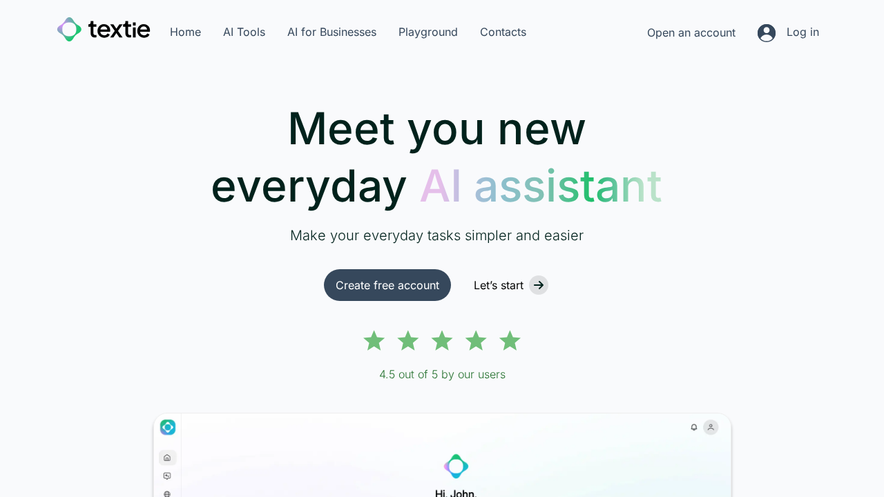 Textie.ai screenshot