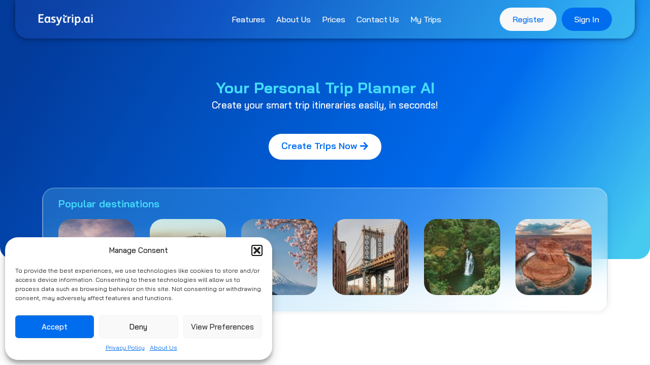 easytrip.ai screenshot