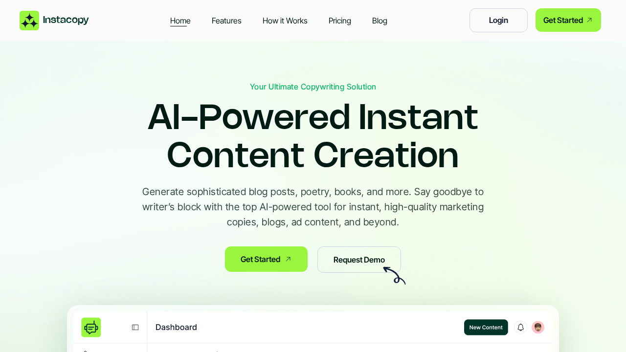 Instacopy.ai screenshot