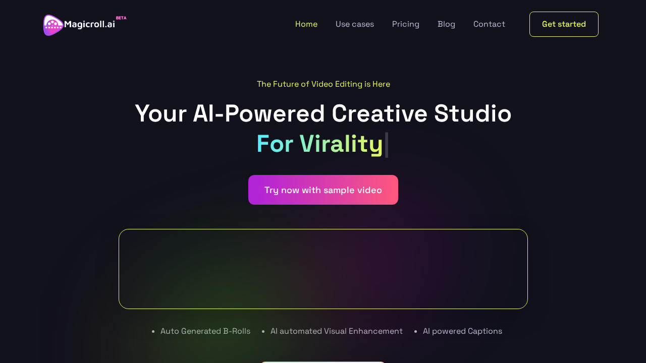 Magicroll.ai screenshot