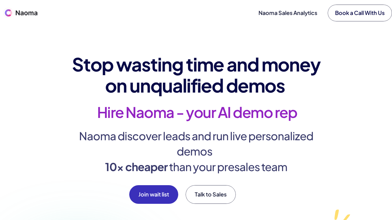 Naoma.ai screenshot