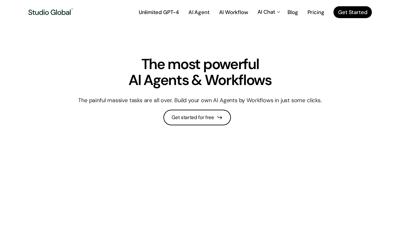 Studio Global AI screenshot