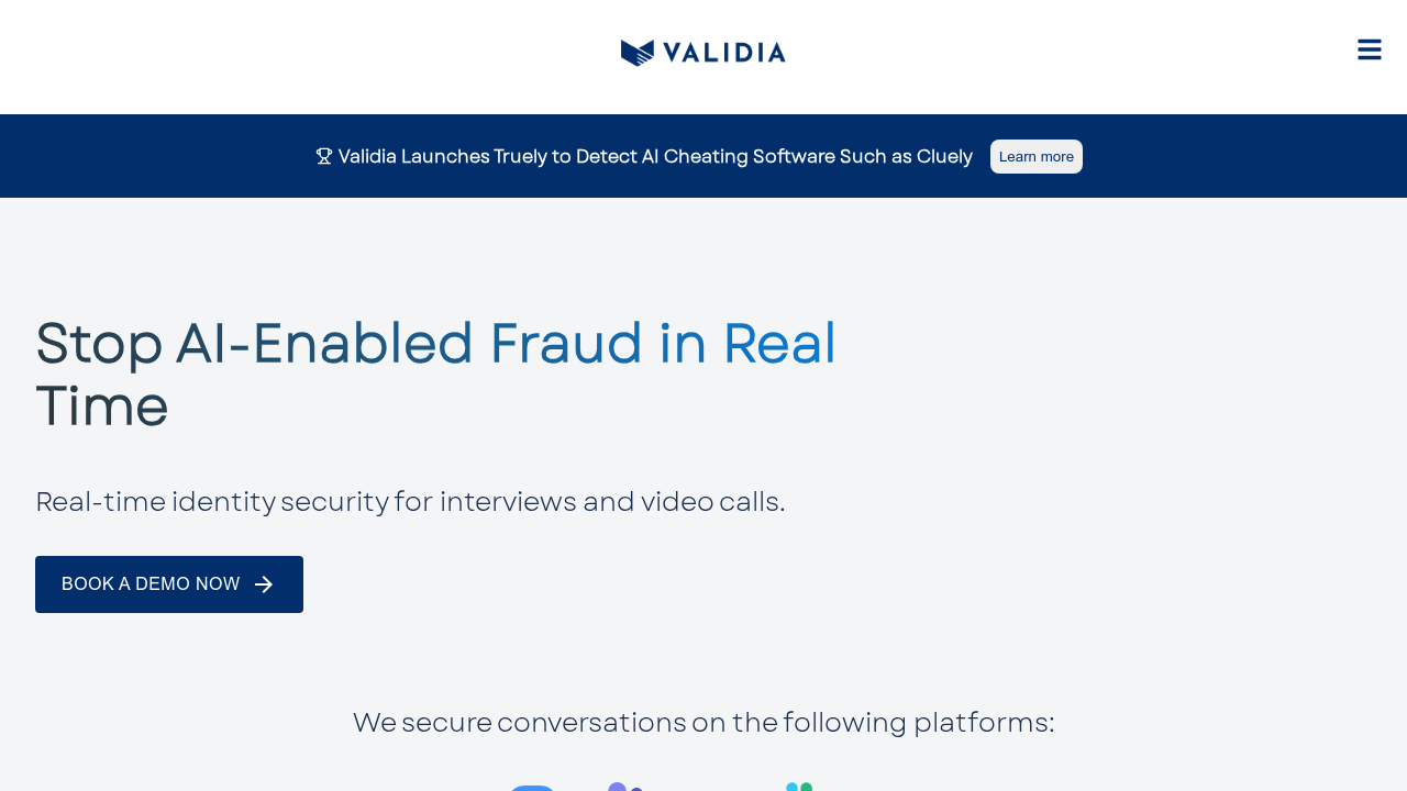Validia.ai screenshot