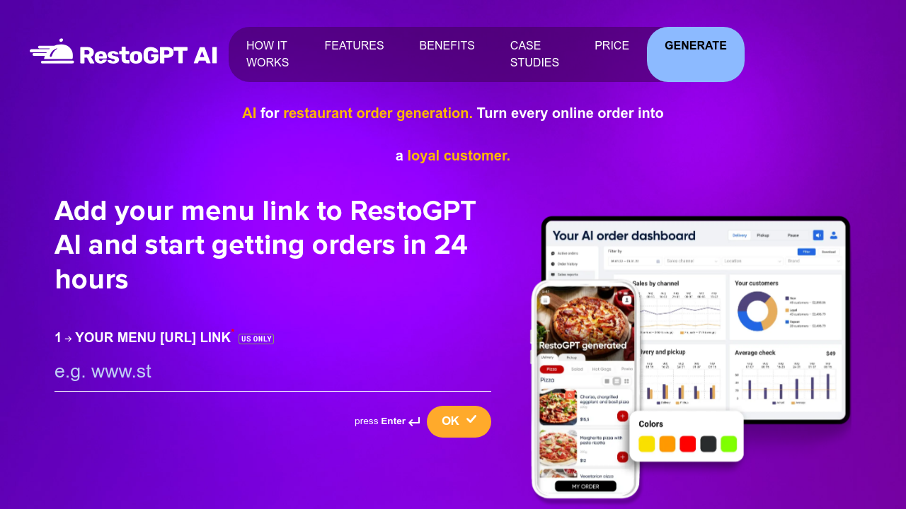 RestoGPT AI screenshot