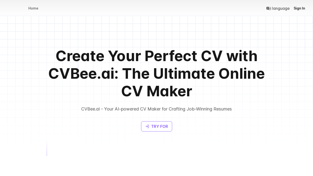 CVBee.ai screenshot