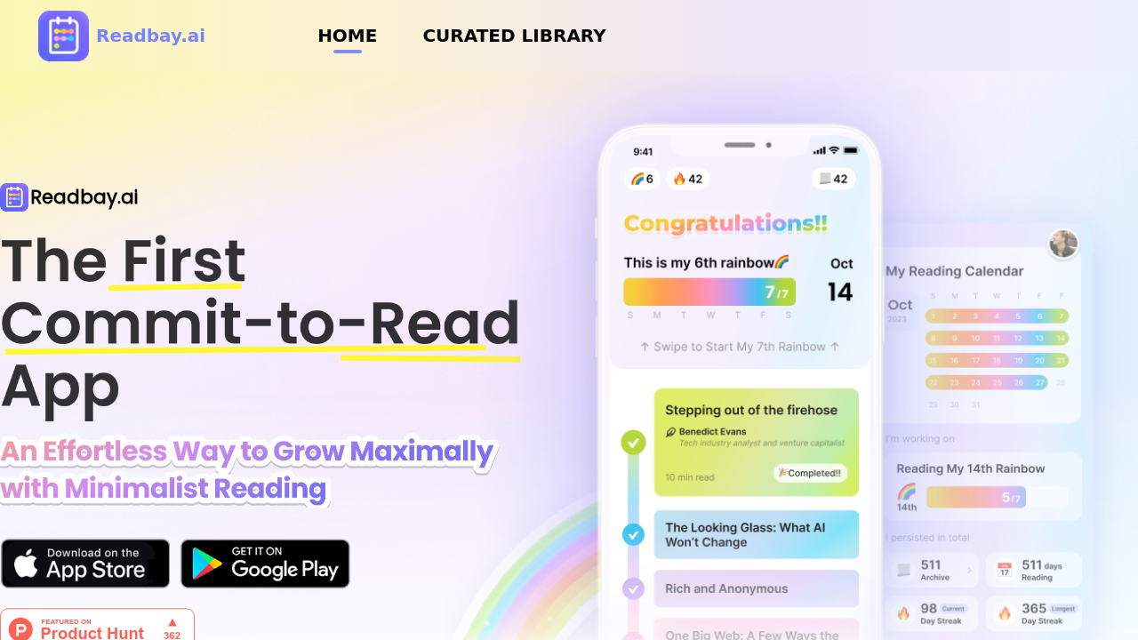 Readbay.ai screenshot