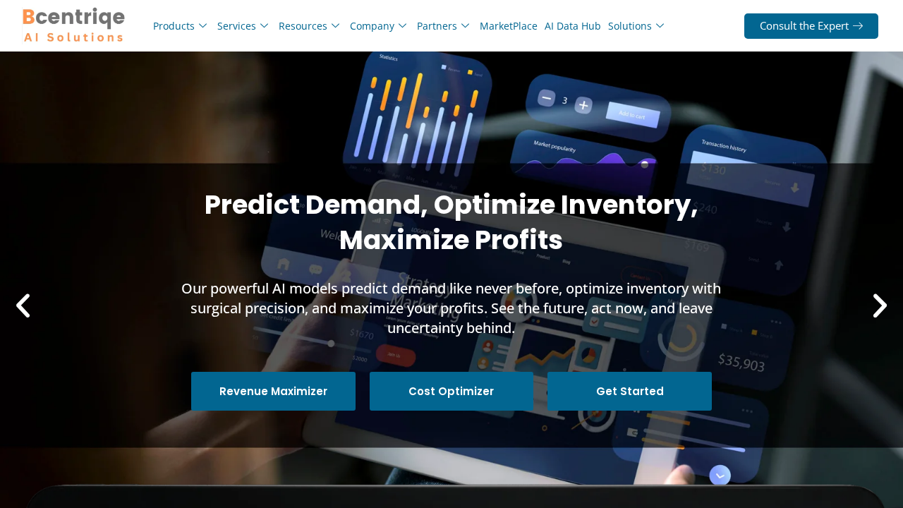 bcentriqe.ai screenshot