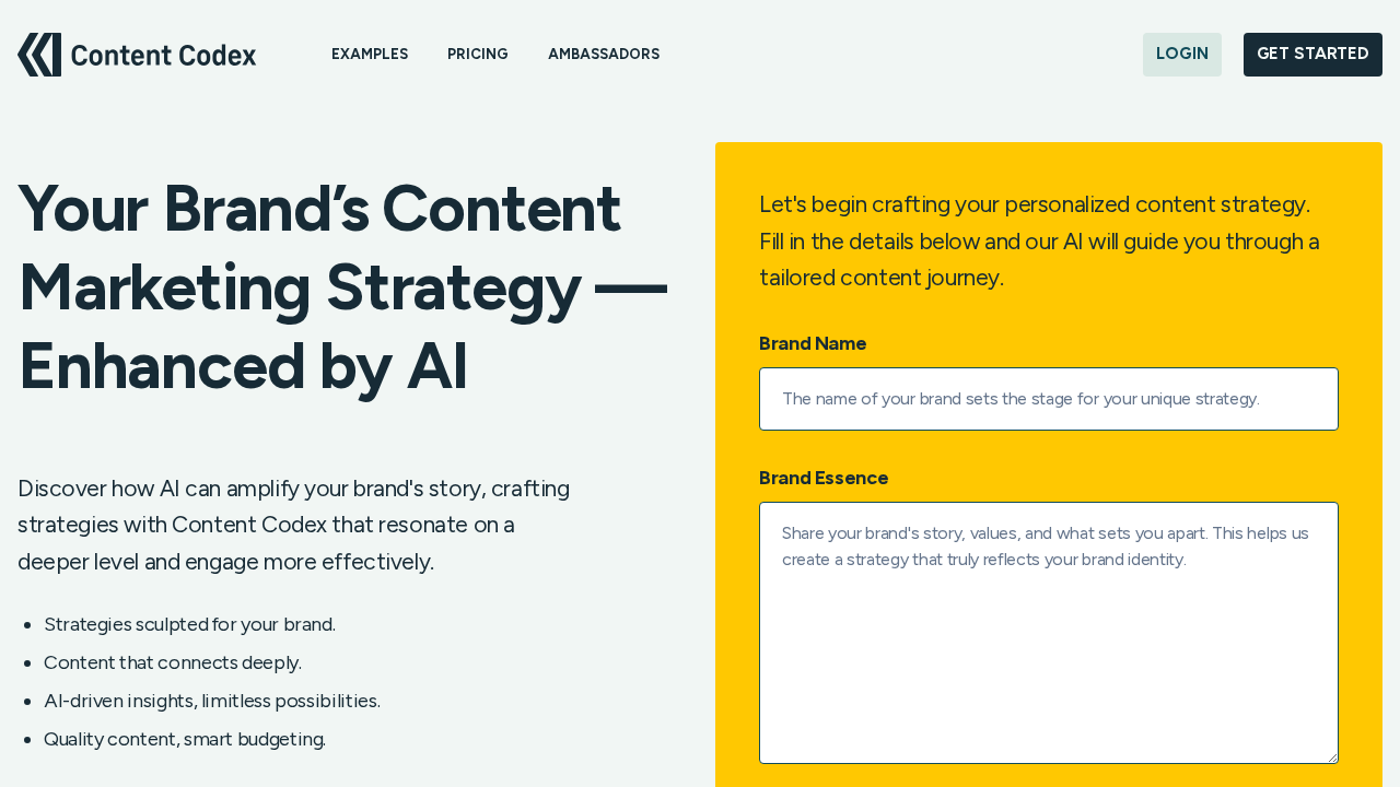 Content Codex AI screenshot