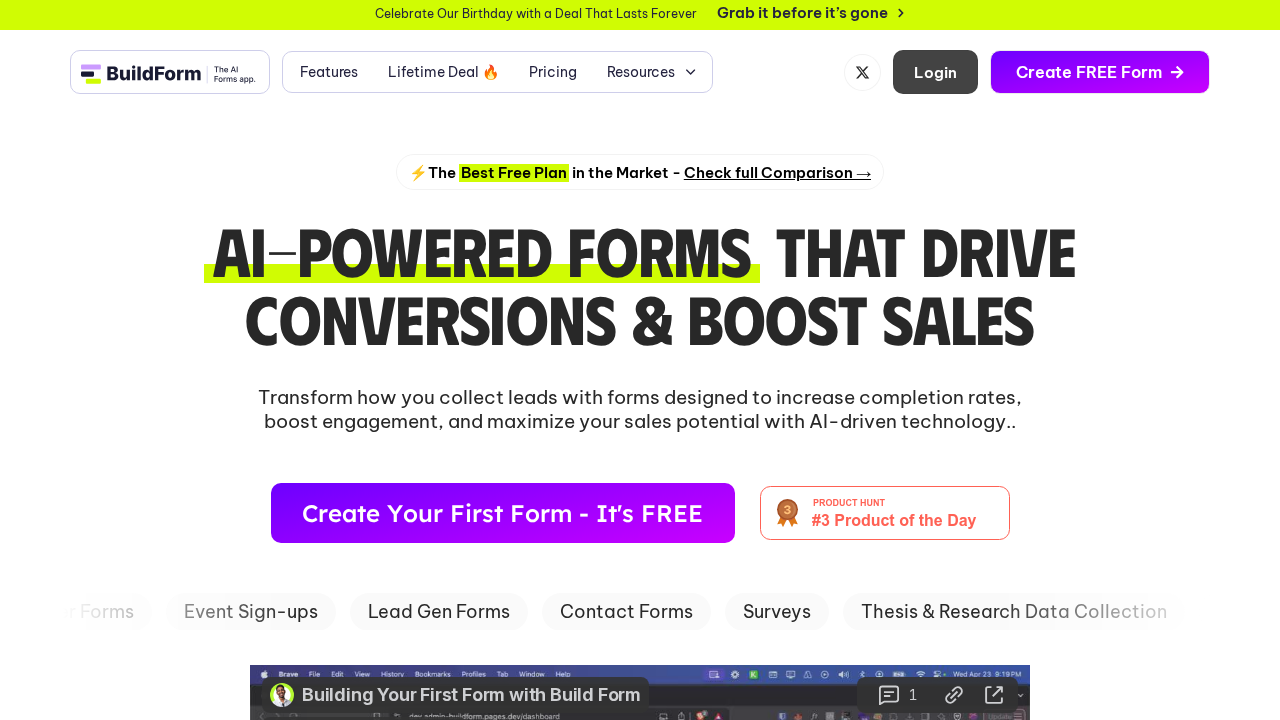 BuildForm screenshot
