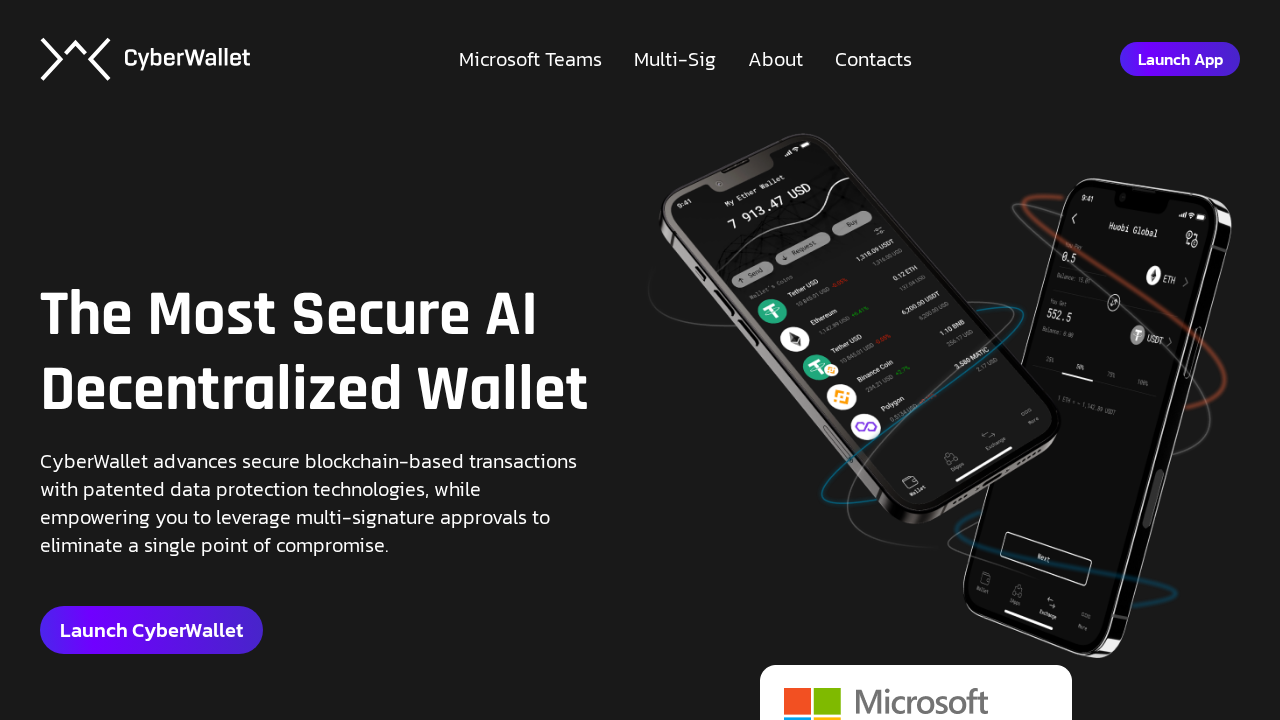 CyberWallet.ai screenshot