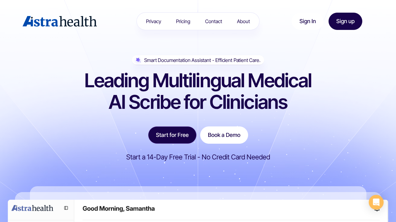 Astrahealth.ai screenshot