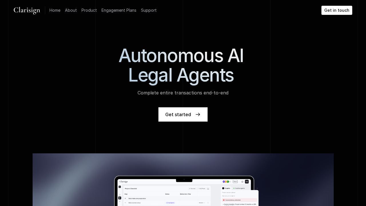 Clarisign.ai screenshot