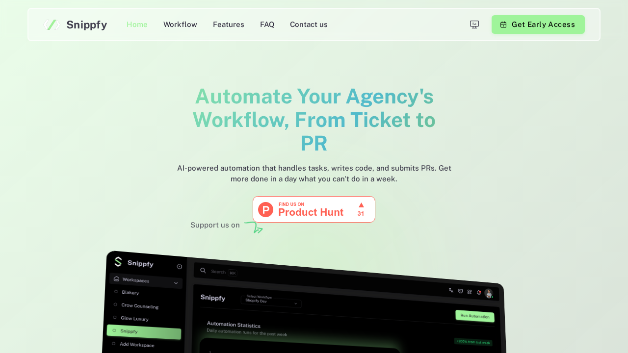 Snippfy.ai screenshot
