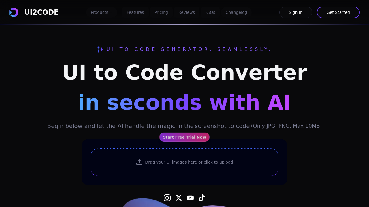 ui2code.ai screenshot